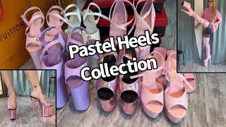 My Pastel Platform Heels Collection Lululemon Gucci Diesel fashion & makeup favorites