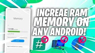 How To Increase RAM of Any Android Device 2023  For Both Not Rooted & Rooted Devices