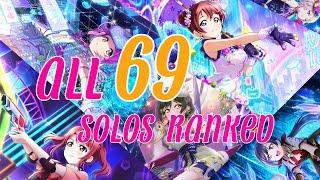 ALL Nijigaku Solos Ranked Love Live Nijigasaki High School Idol Club eng subs