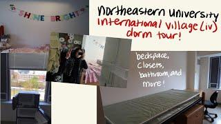 northeastern university dorm room tour 2022  international village