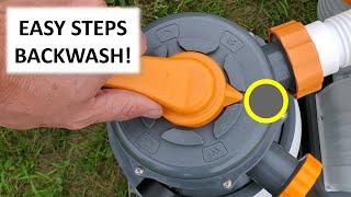 Bestway Filter Pump Settings - Backwash Procedure - Explained