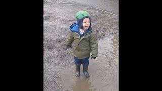 Epic Muddy Puddle Kid Fail
