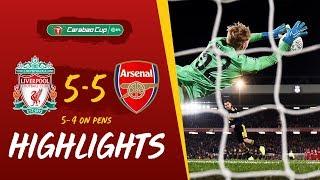 Liverpool 5-5 Arsenal 5-4 on penalties Reds win dramatic 10-goal thriller  Highlights