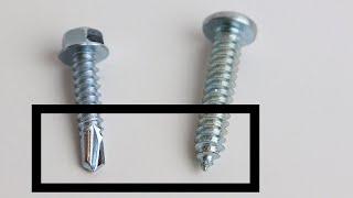 Self-tapping vs Self-drilling Screws