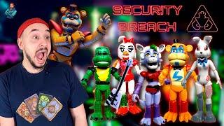 ПАПА РОБ И ФИГУРКИ FNAF SECURTY BREACH РАСПАКОВКА ГЛЭМРОК ФРЕДДИ МОНТГОМЕРИ РОКСИ ВАНЕССА