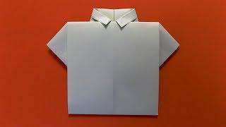 How to Make Paper Shirt - DIY Origami Paper Crafts
