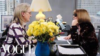 Meryl Streep Meets Anna Wintour at Vogue