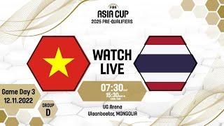 Vietnam v Thailand  Full Basketball Game  FIBA Asia Cup 2025 Pre-Qualifiers