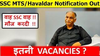 SSC MTS  Havaldar June 2023 Notification Out