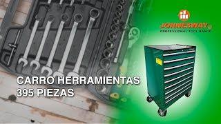 JONNESWAY CARRO HERRAMIENTAS 395 PIEZAS