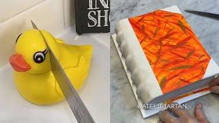 Satisfying Cake Cutting Video  Amazing Cakes Cutting  Hyperrealistic Illusion Cakes