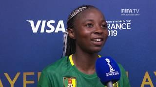 Ajara Nchout – Player of the Match – Cameroon v New Zealand