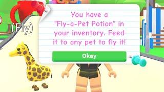 FREE FLY POTION HACK? Roblox Adopt Me