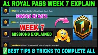 A1 WEEK 7 MISSIONPUBG WEEK 7 MISSIONA1 ROYAL PASS WEEK 7 MISSION EXPLAIN PUBG WEEK MISSION