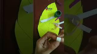 Caraembuat ulat dari kertas origami 3D #shorts