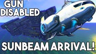 Subnautica - DISABLING THE GUN FOR THE SUNBEAM ARRIVAL GHOST LEVIATHAN & SECRET MESSAGE? - Gameplay