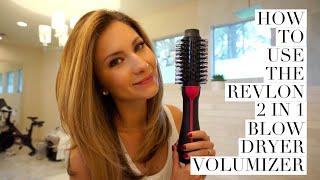 Hair Tutorial  How to Use Revlon 2 in 1 Blow Dryer Volumizer