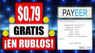 GANE 56 RUBLOS GRATIS CON ESTA PAGINA  COMO GANAR RUBLOS SIN INVERSION 2023 PAGANDO