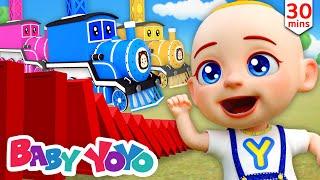 Color Toy Blocks  Learn words  Color Train  more Nursery rhymes  Baby yoyo