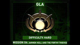 Command & Conquer Generals Zero Hour - GLA - Mission 04 Jarmen Kell and the Forty Thieves - HARD