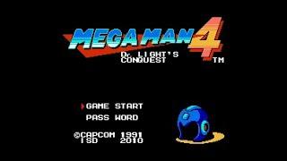 Mega Man 4 Dr. Lights Conquest Discontinued Hack - Gameplay