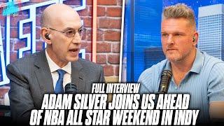 Commissioner Adam Silver Joins Us Ahead Of NBA All Star Weekend In Indianapolis  Pat McAfee Show