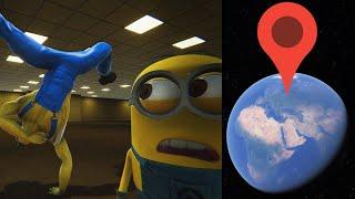 Minions in Backrooms on Google Earth Found footage