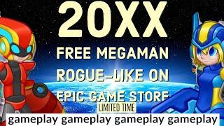 20XX Roguelike megaman x like  - PC Gameplay  free on epic game store for limited time