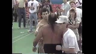 Kerry Von Erich comeback workout.  WCCW 1987