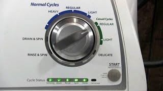 Whirlpool Washer Fault Code Display Mode