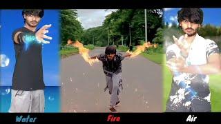 Air  water  fire bending superpower Capcut VFX