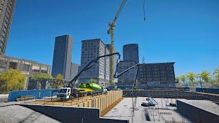 New Construction Simulator 2022 - Parking Garage 23 - USA 004 - Neuer Bau-Simulator