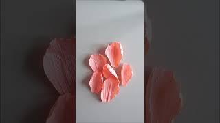 Easy paper flowers tutorial  #springdecor #paperflower #papercrafts