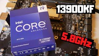I Saw a 6.2GHz 13900KF - Can We Reach the Same? Intel Core i9 13900KF Unboxing & Overclocking to 5.8