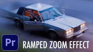 How to Create a Speed Ramped Zoom Effect in Adobe Premiere Pro CC Tutorial