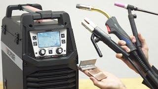 Double Pulse MIG Aluminium Welding Machine - DECAPOWER ULTRAMIG-230  Unboxing & Test