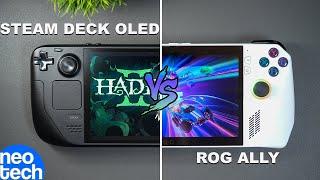 Steam Deck OLED vs ROG Ally Welches HANDHELD ist das BESTE für dich?  Kaufberatung