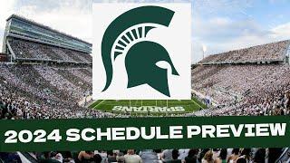 Michigan State 2024 College Football Schedule PreviewProjected Record