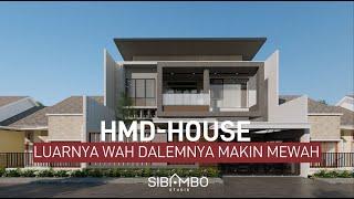 Desain Rumah Mewah Modern Tropis 2 Lantai di Lahan 14 x 25 meter  Rumah Kecil Tapi Dalemnya Mewah