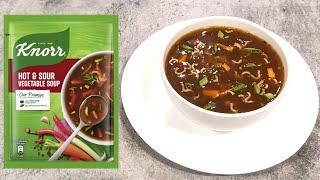 Knorr Hot & Sour Vegetable Soup Recipe in Hindi  नॉर हॉट एंड सॉर वेजिटेबल सूप  #knorrvegetablesoup