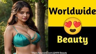 4K AI Art Worldwide Lookbook Model Video - Indian Beauty 2