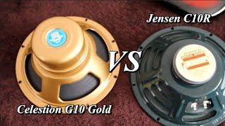 Celestion G10 Gold vs Jensen C10R