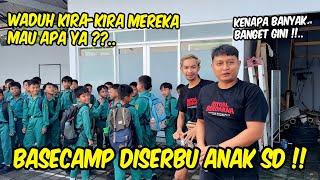 DISERBU ANAK SD BANYAK BANGET  Waduh kira-kira mereka mau ngapain ya di basecamp GWSM ??