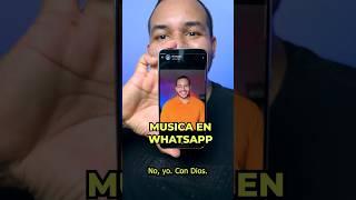 Música en WhatsApp #tipsdetecnologia #tipswhatsapp #trucoswhatsapp #tecnologiacolombia #cali