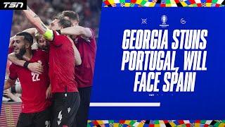 Georgia stuns Portugal to setup date with Spain in the Round of 16