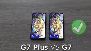 Motorola Moto G7 Plus vs Motorola Moto G7 - speed test and camera comparison