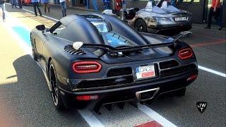 HYPERCAR COMBO Koenigsegg Agera X & Agera R On Track LOUD Exhaust Sounds