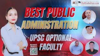 Best Public Administration UPSC Faculty  Top Public Administration UPSC Faculty in India #upsc