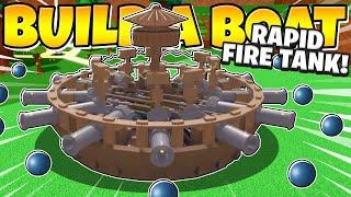 THEY BUILT A WORKING RAPID FIRE TANK *Da Vinci Tank* Build a Boat Reddit