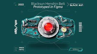 Prototype BlackSun Henshin Belt Made in Figma